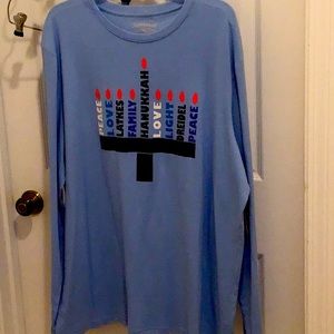 Mens Hanukkah tee shirt XL new w/tags $12